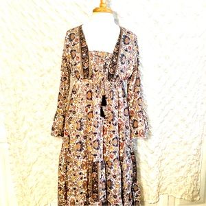 Boemo Peasant Maxi Dress